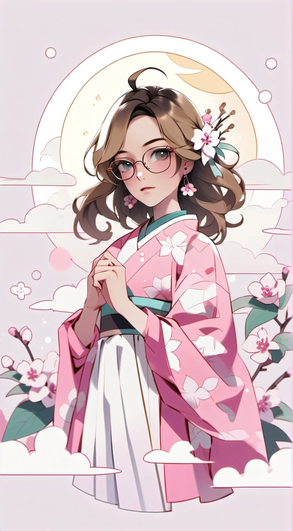 ai character: softmoon background