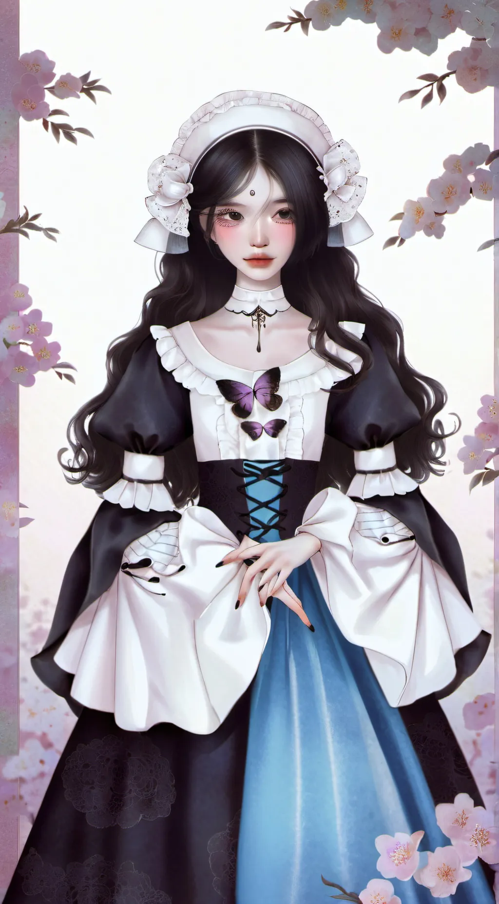 ai character: ᵕ̈Hazel._. background