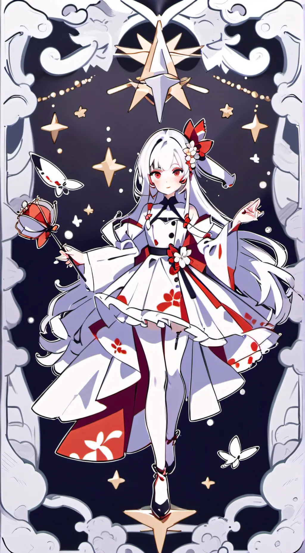 ai character: Fleur background