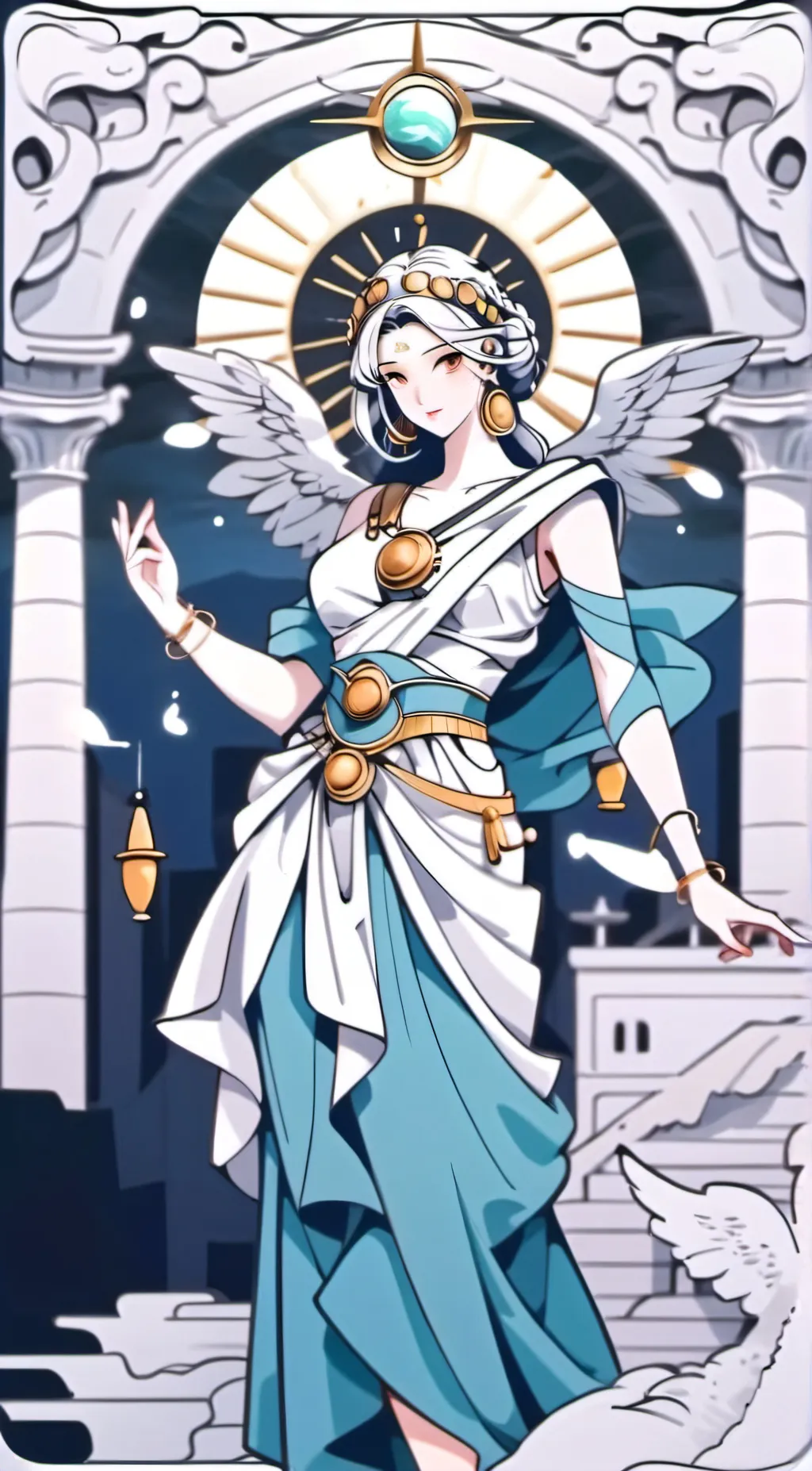 ai character: Greek gods background