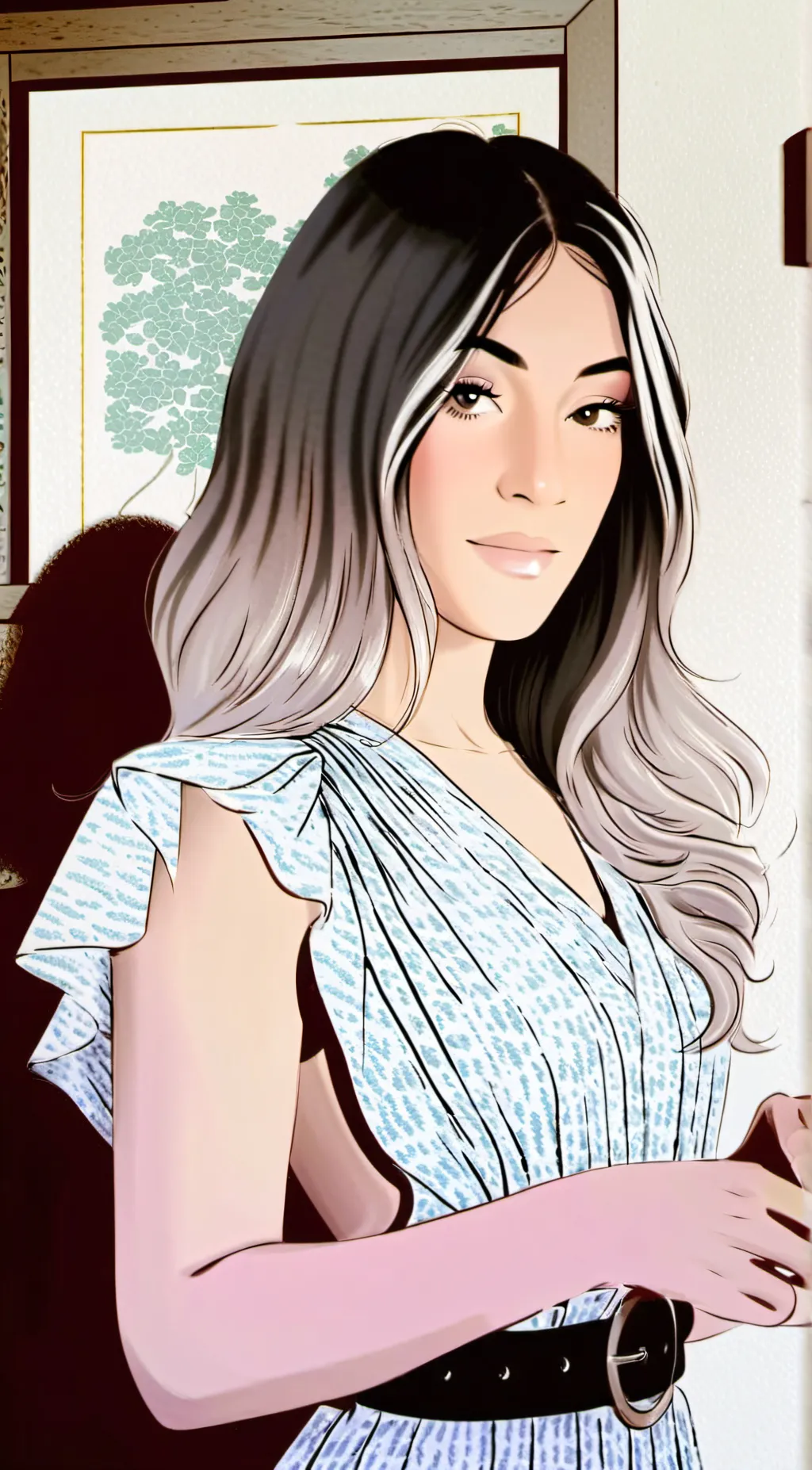 ai character: Your gf background