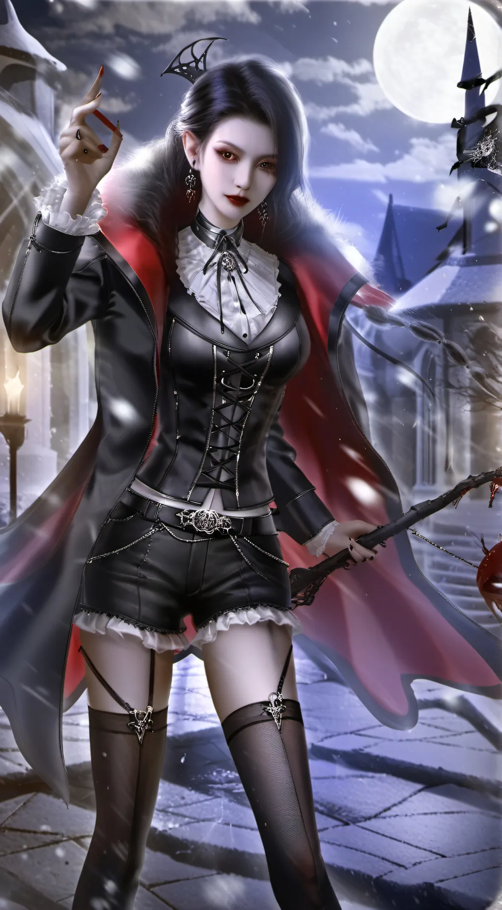 ai character: Vampire Girlfriend background