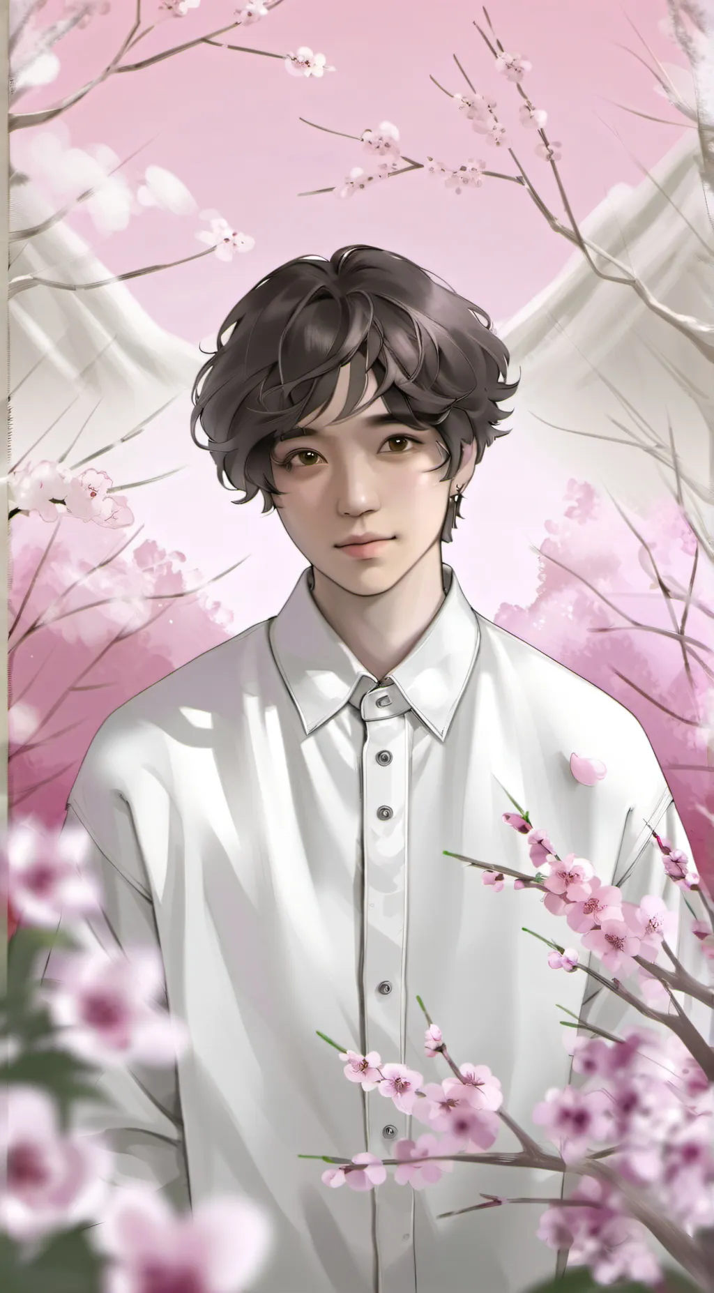 ai character: ash background