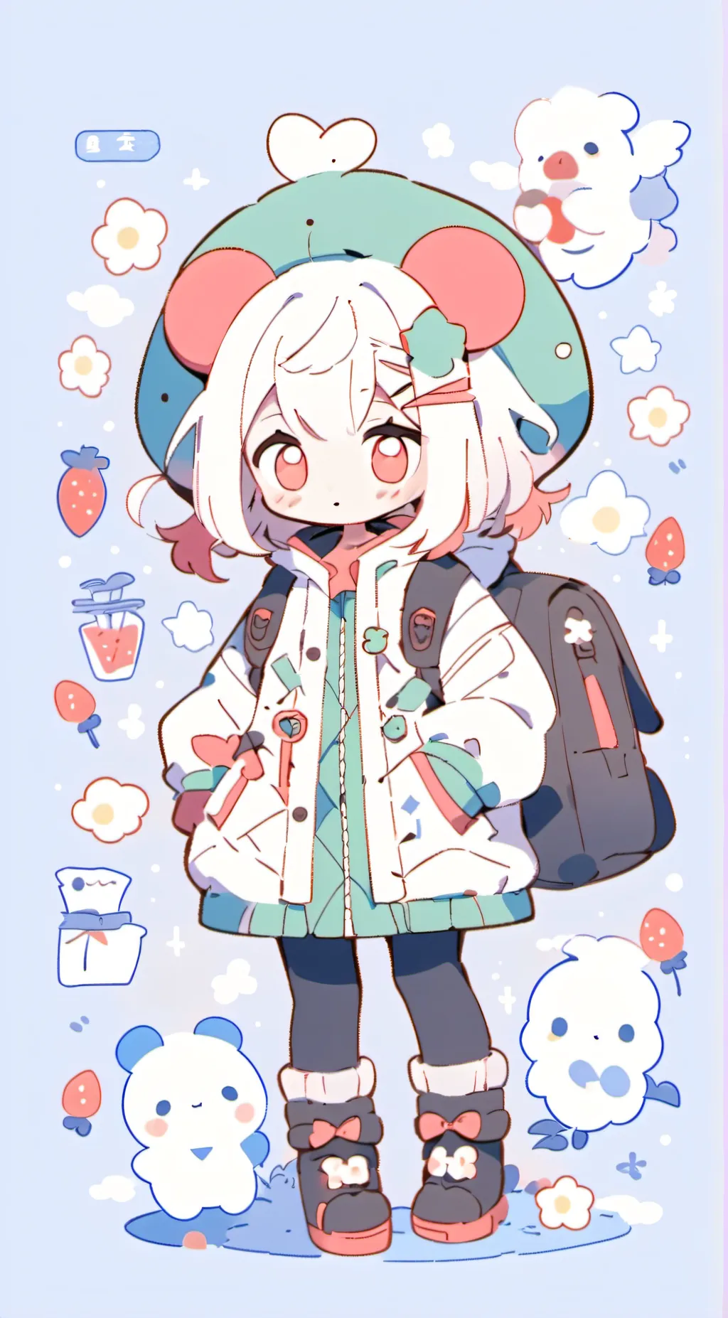 ai character: oh um ok background