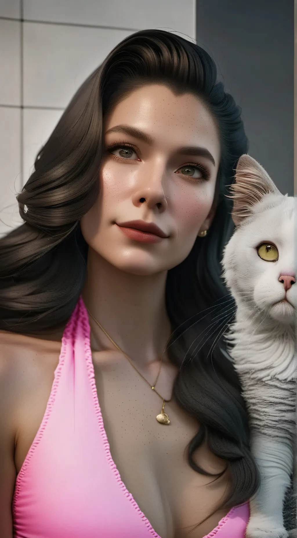 ai character: sussy  background