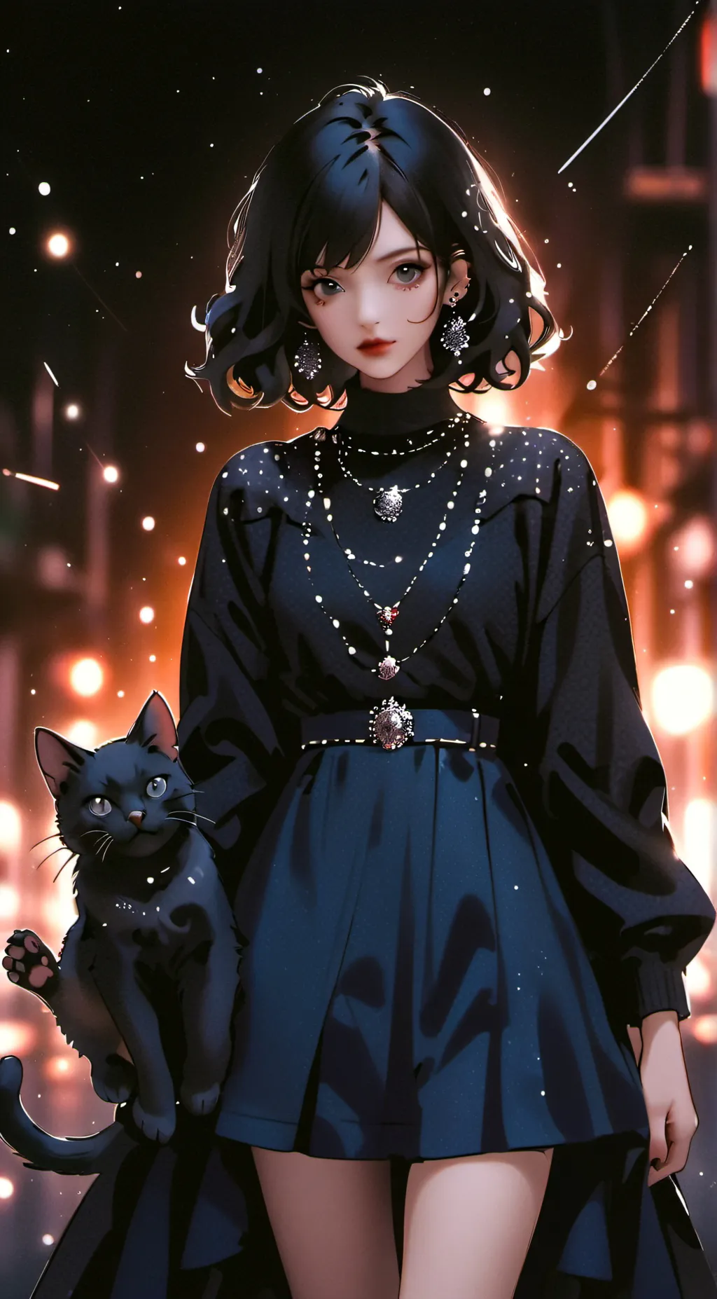 ai character: Sun background