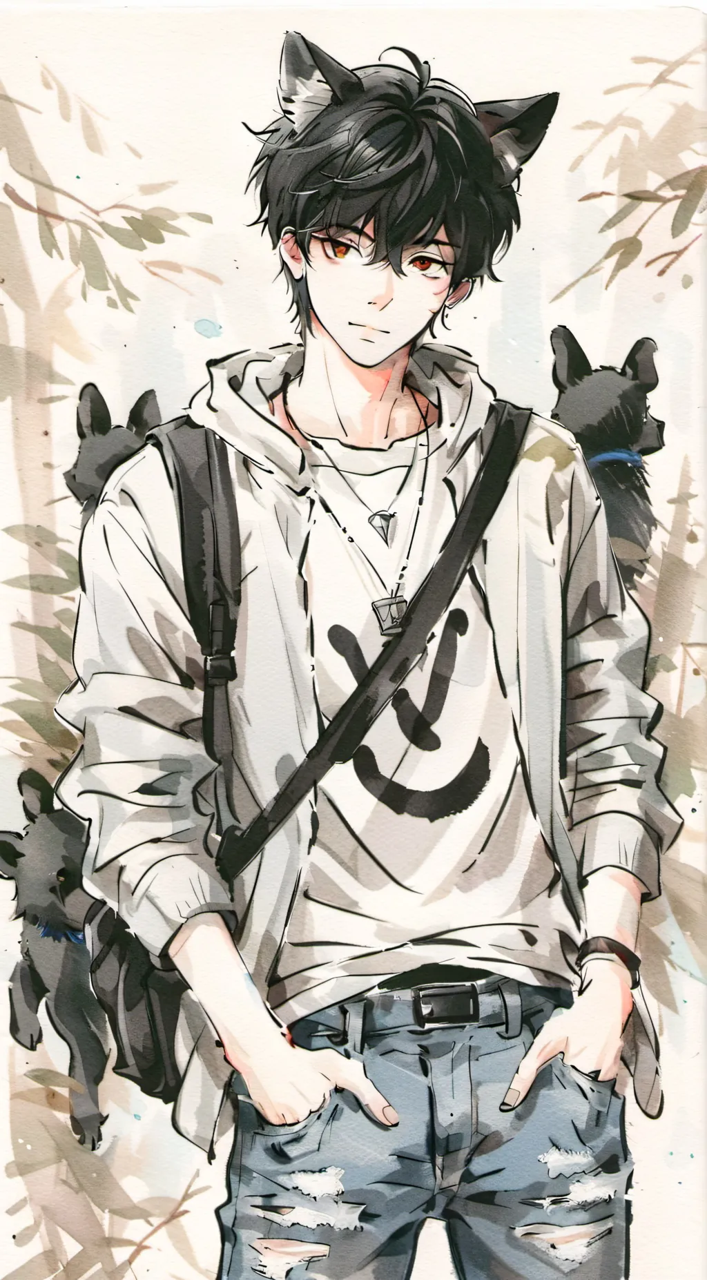 ai character: zak background