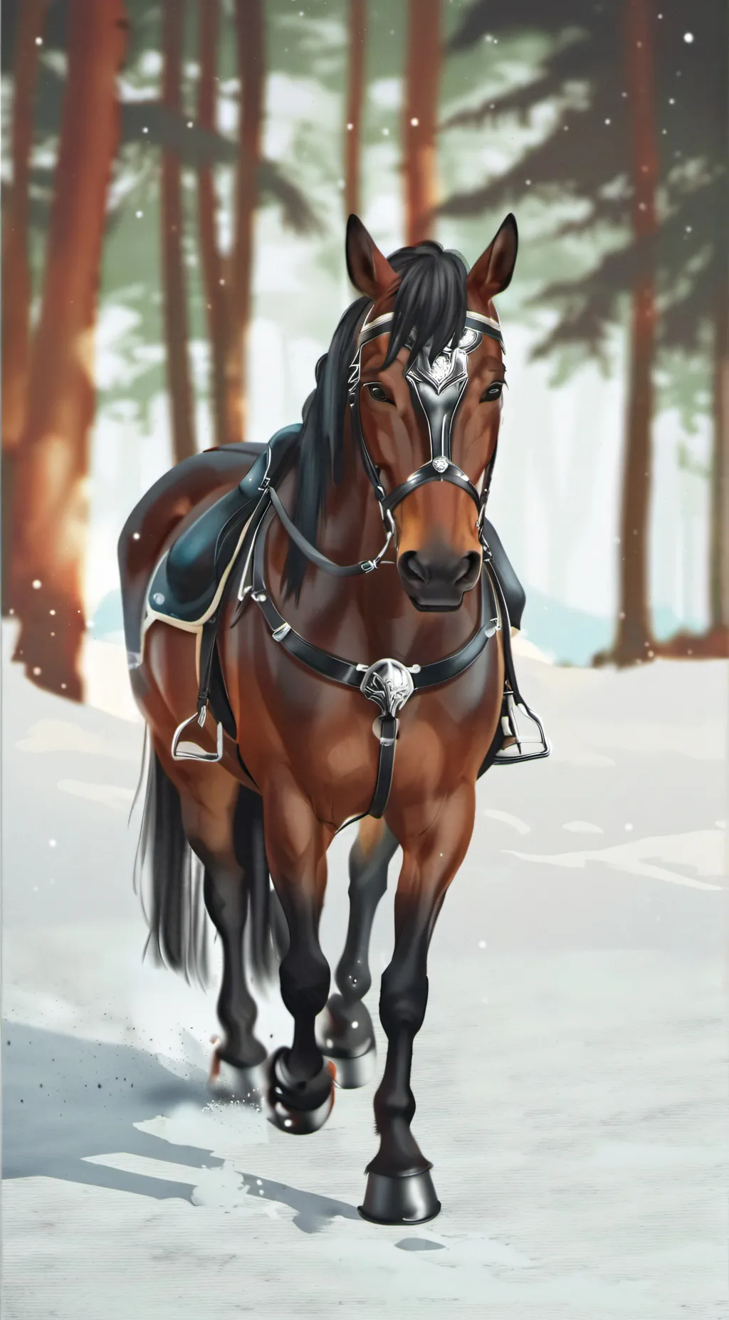 ai character: Horse rider background