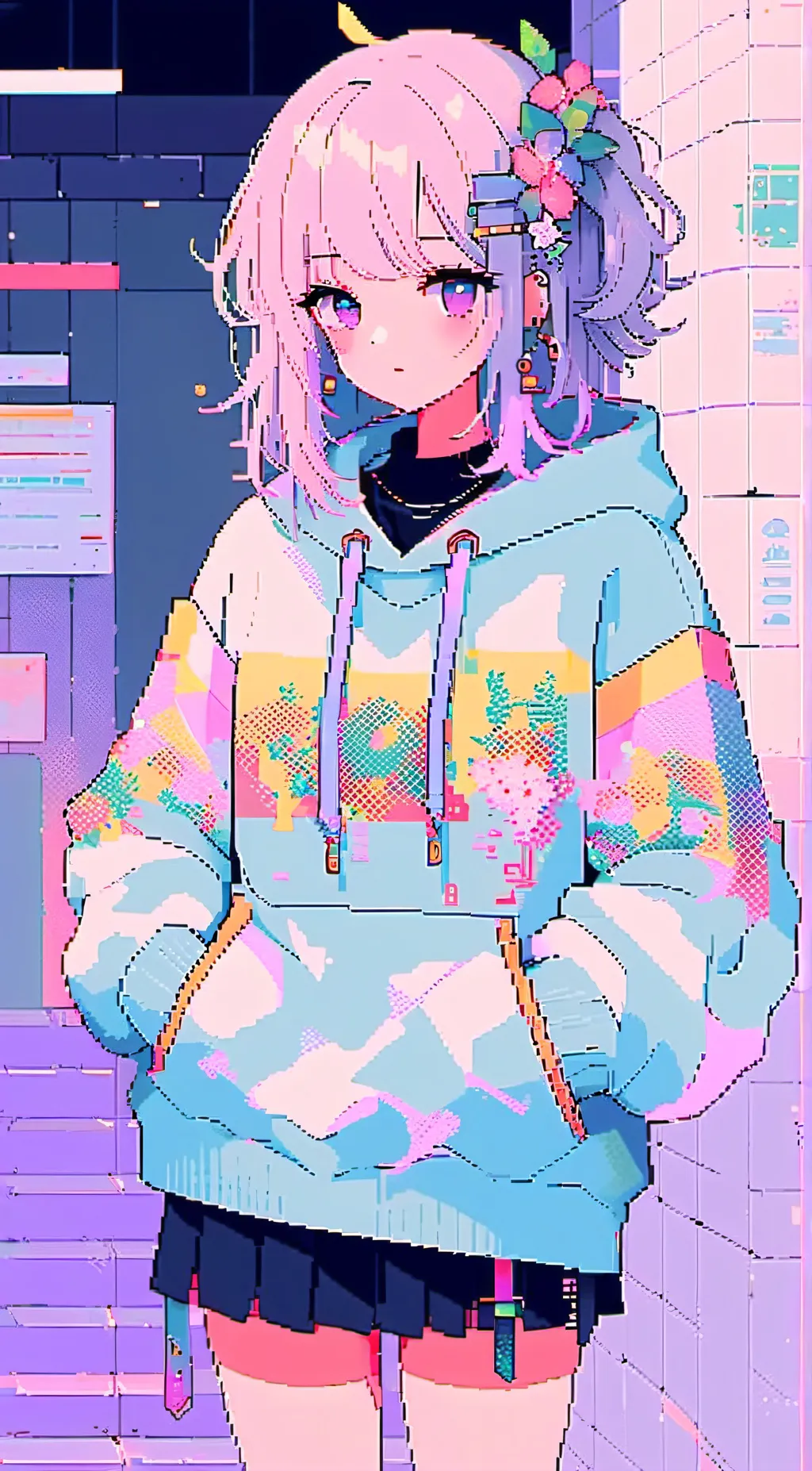 ai character: leah background