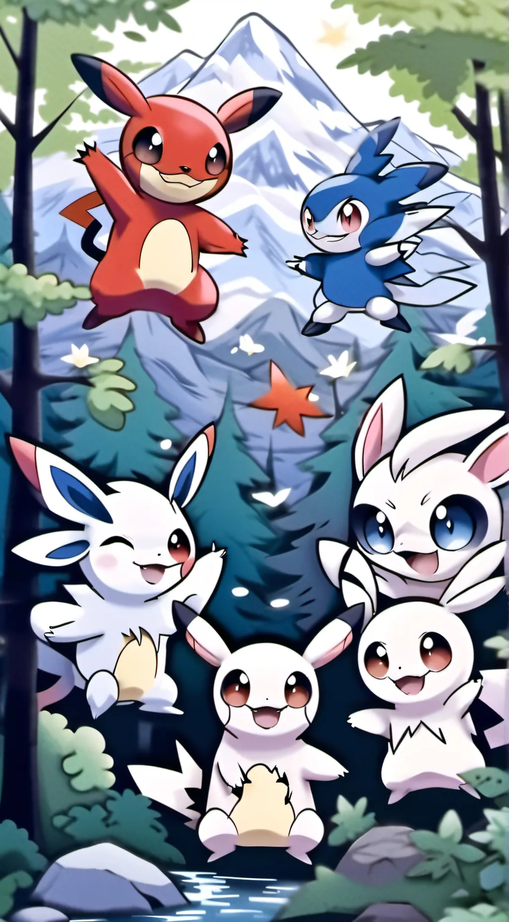 ai character: pokemon carers background