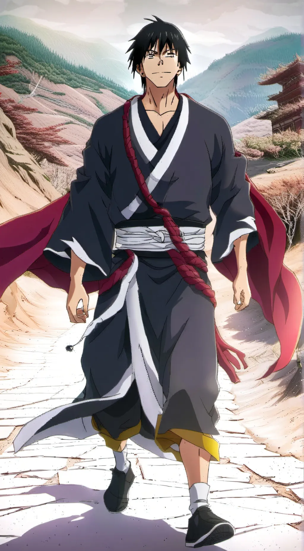 ai character: toji foshigiro background