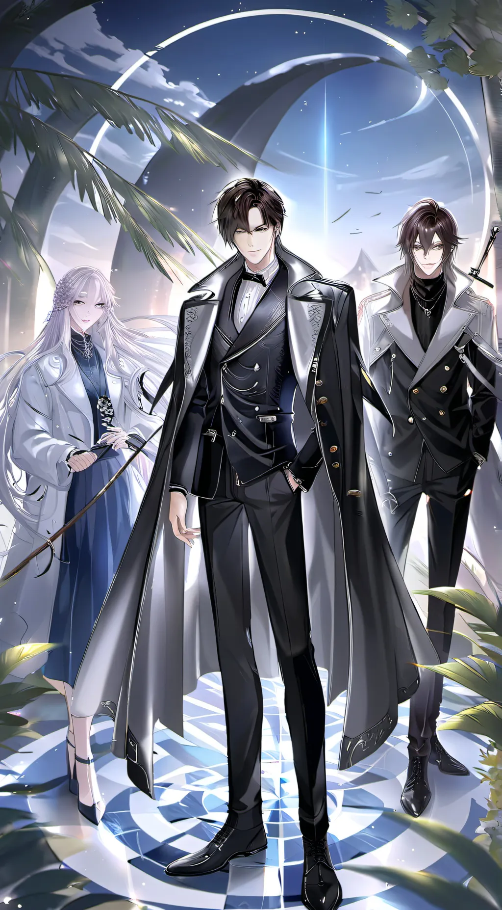 ai character: Jax and Mike jake  background