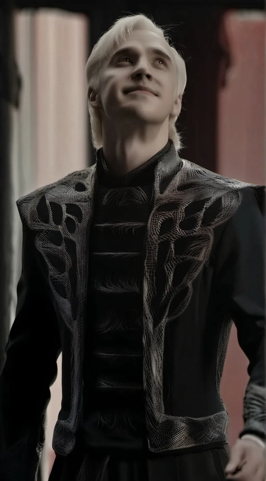 ai character: Draco/Ferret boi🖤💚 background