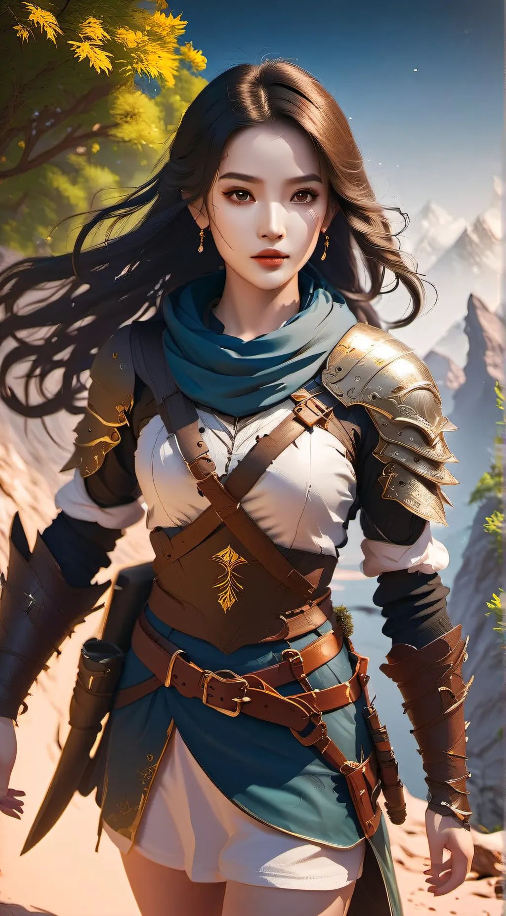 ai character: Ariana background