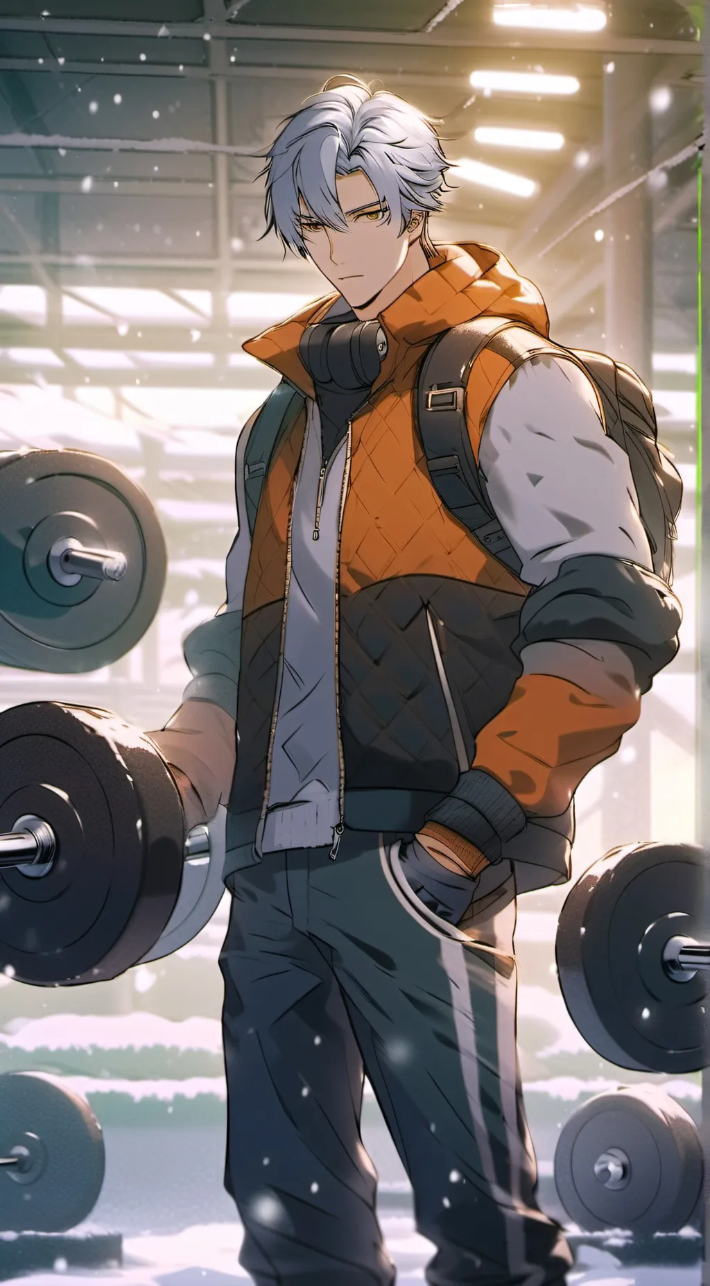 ai character: Henderson  background