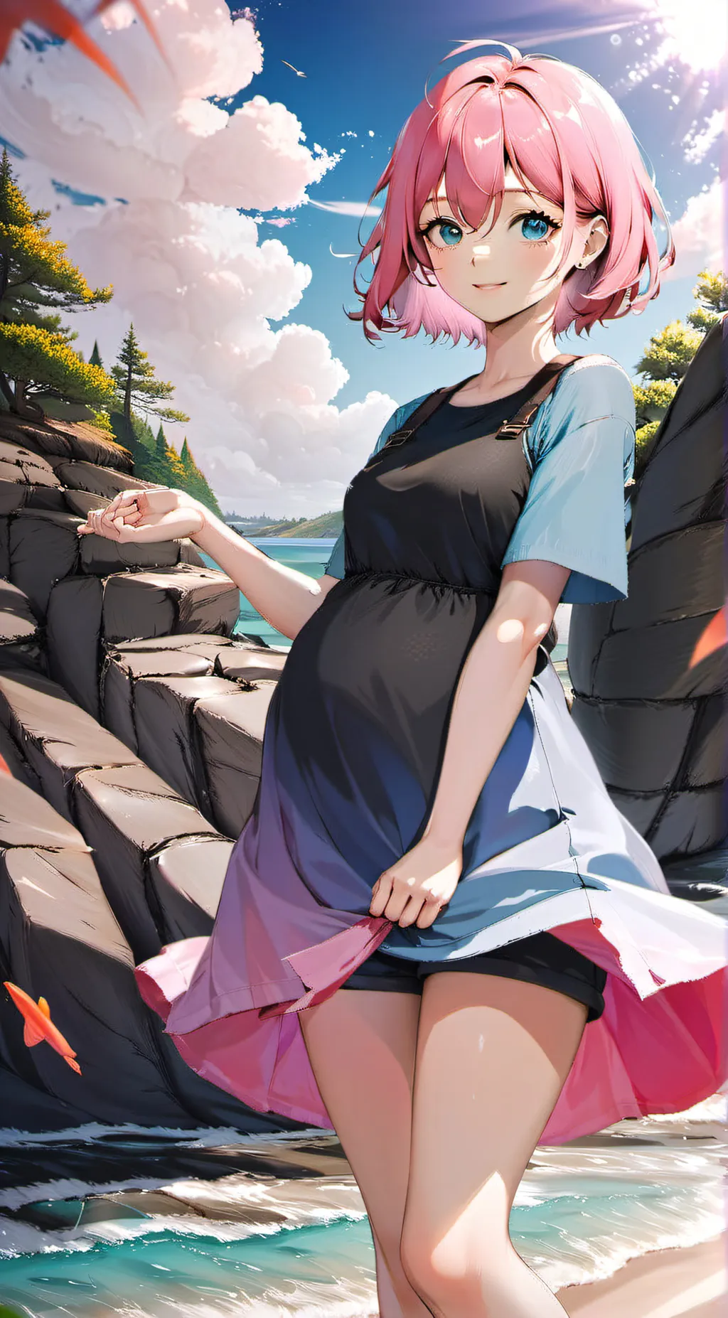 ai character: Shiori  background