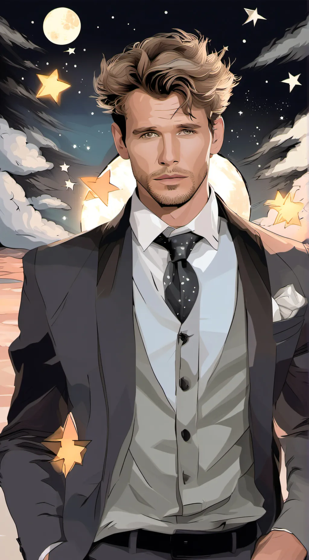 ai character: Valentine background