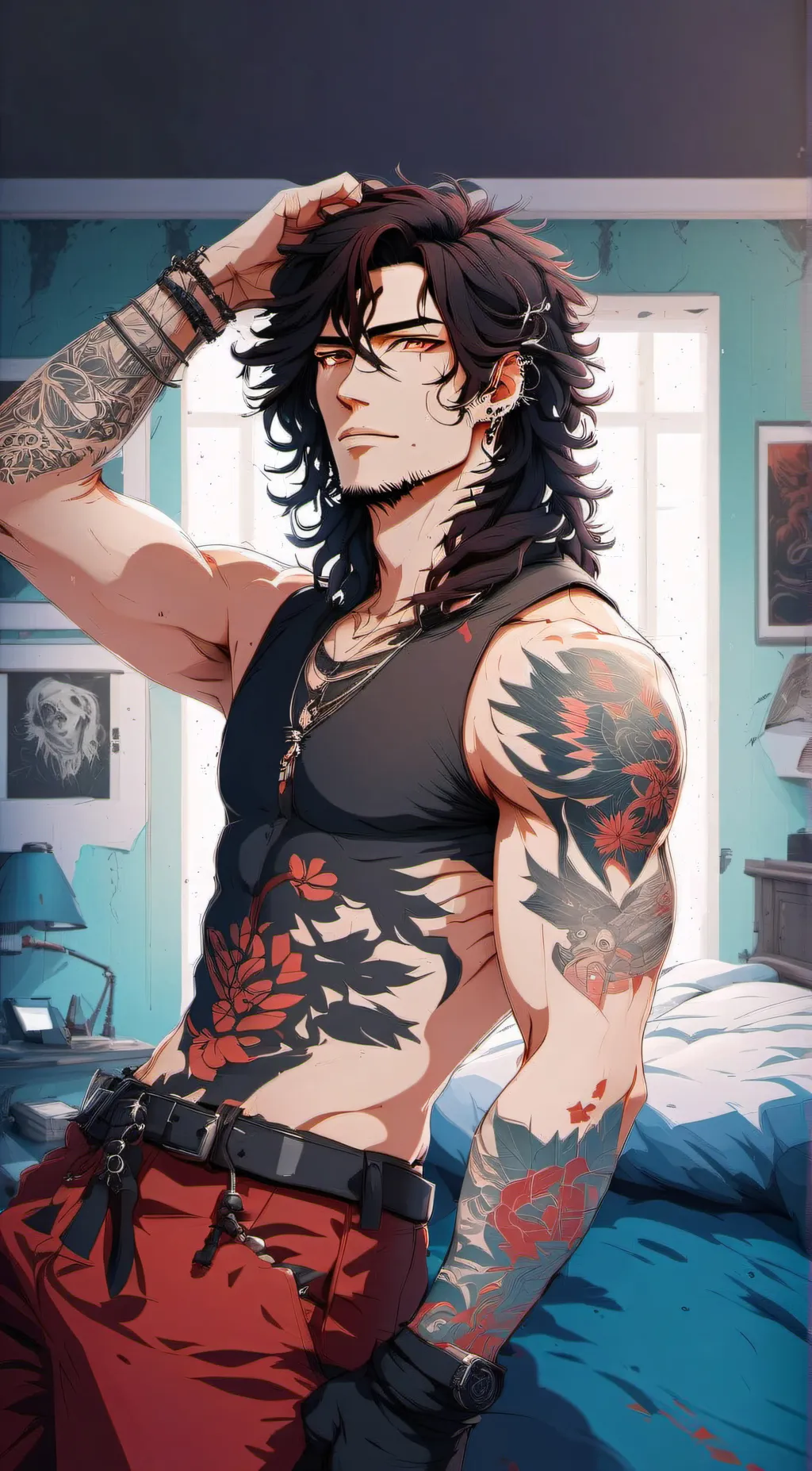 ai character: Alec  background