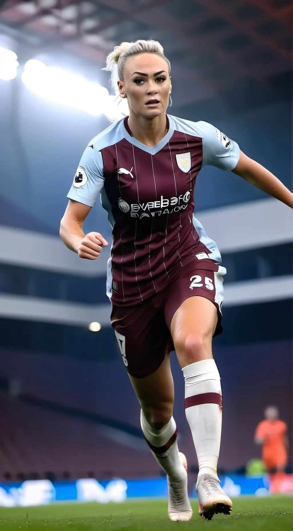 ai character: Alisha Lehmann background