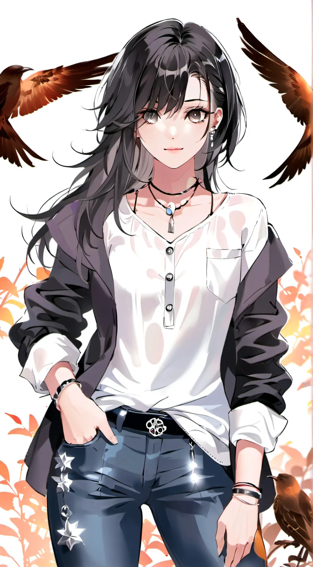 ai character: Raven background