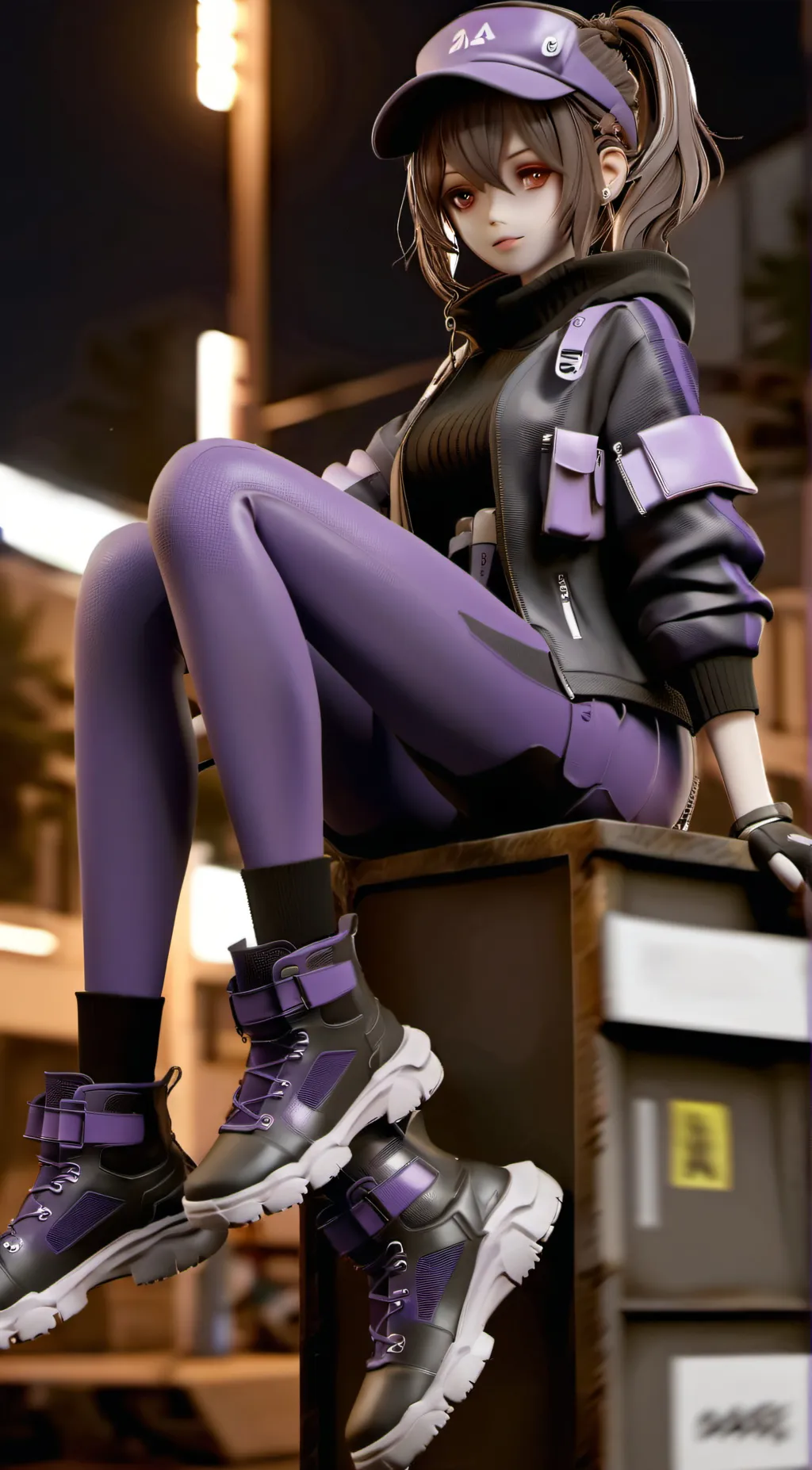 ai character: Zoe Kugisaki background