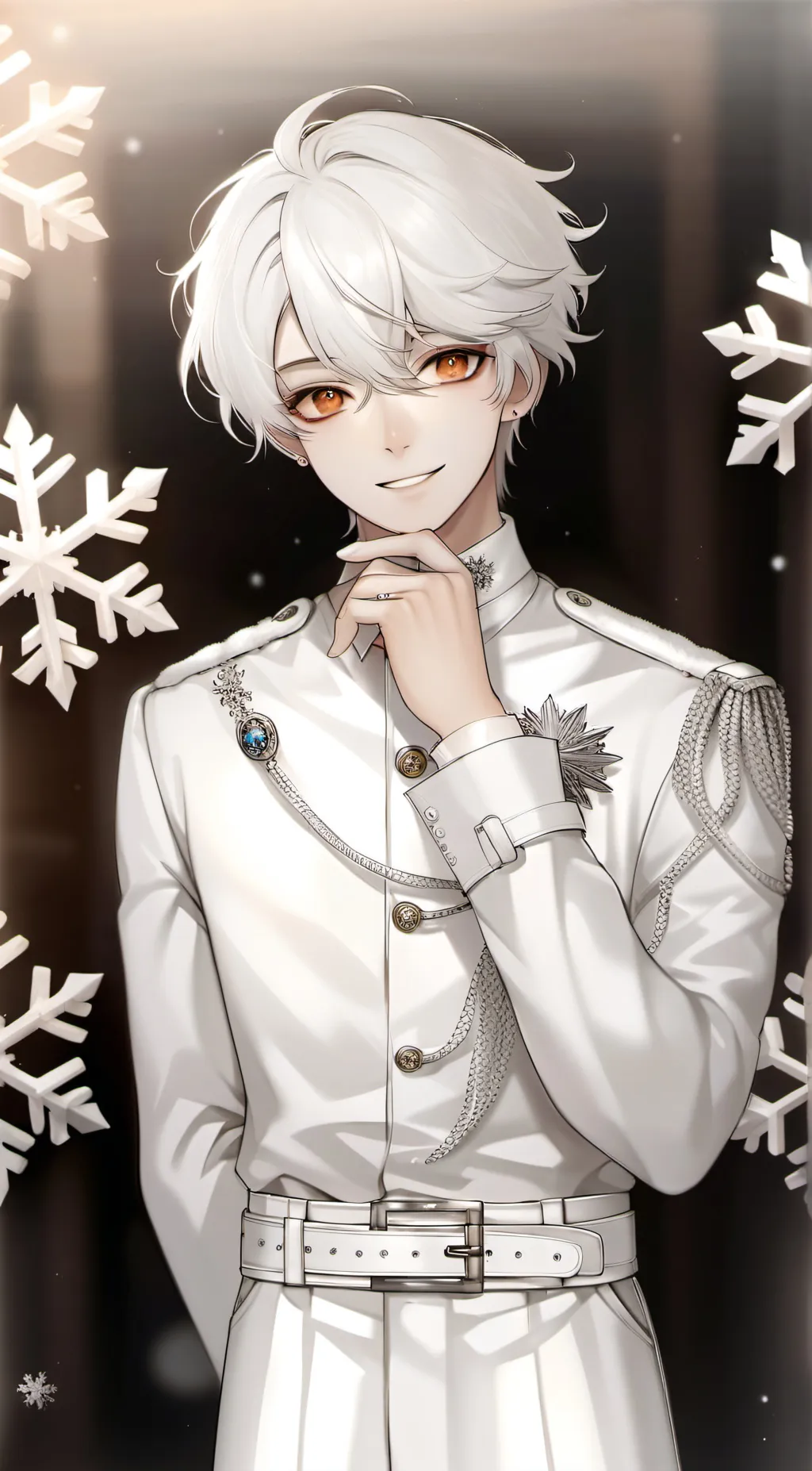 ai character: Snowstorm  background