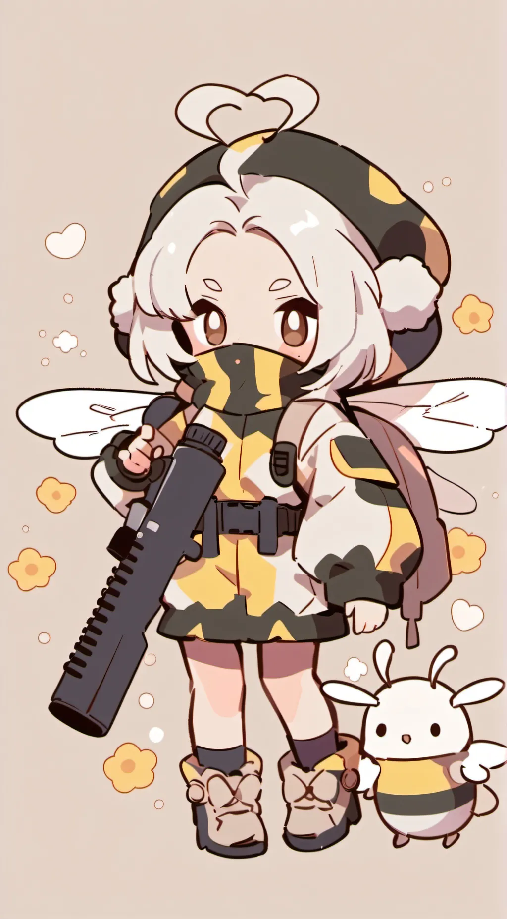 ai character: Honey Bee background