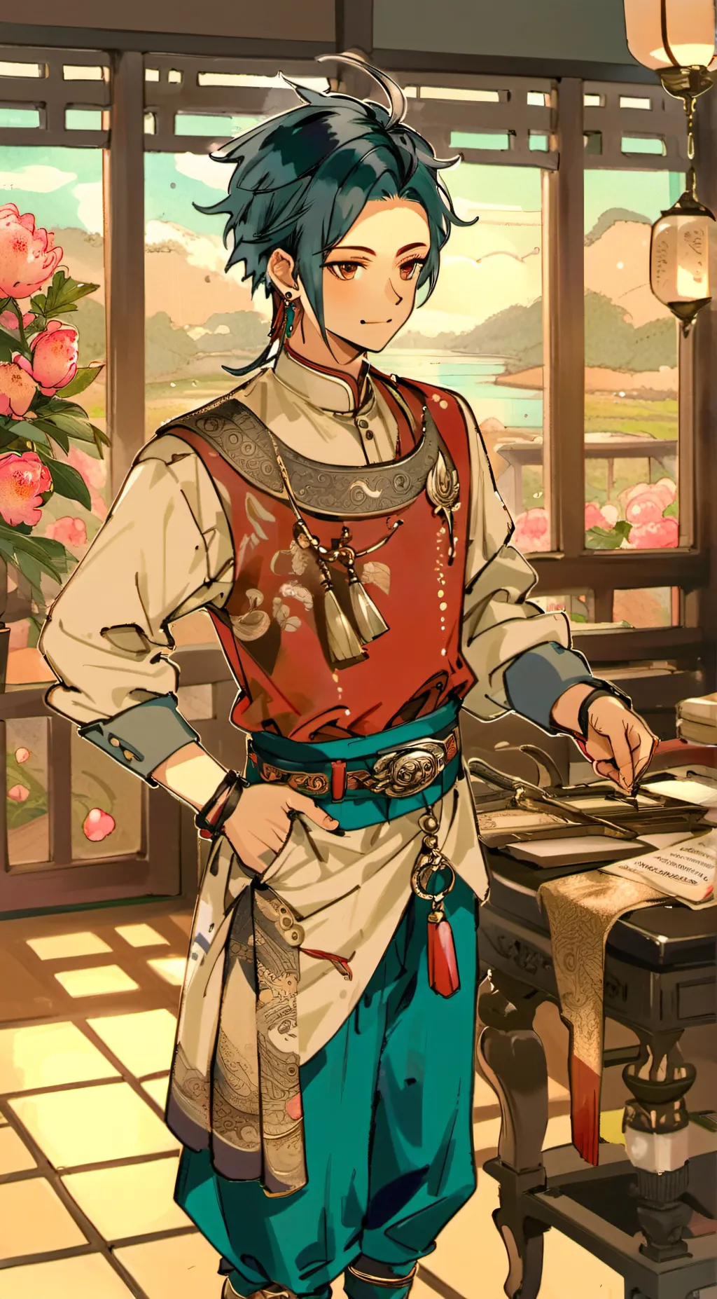 ai character: Lucas background