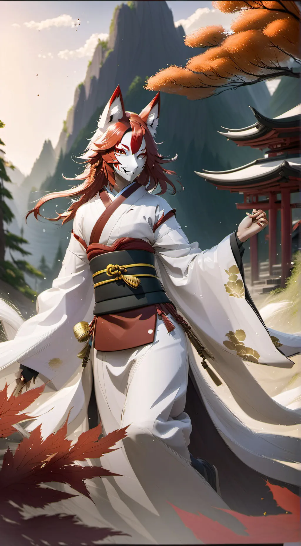 ai character: Demon Slayer<3 background