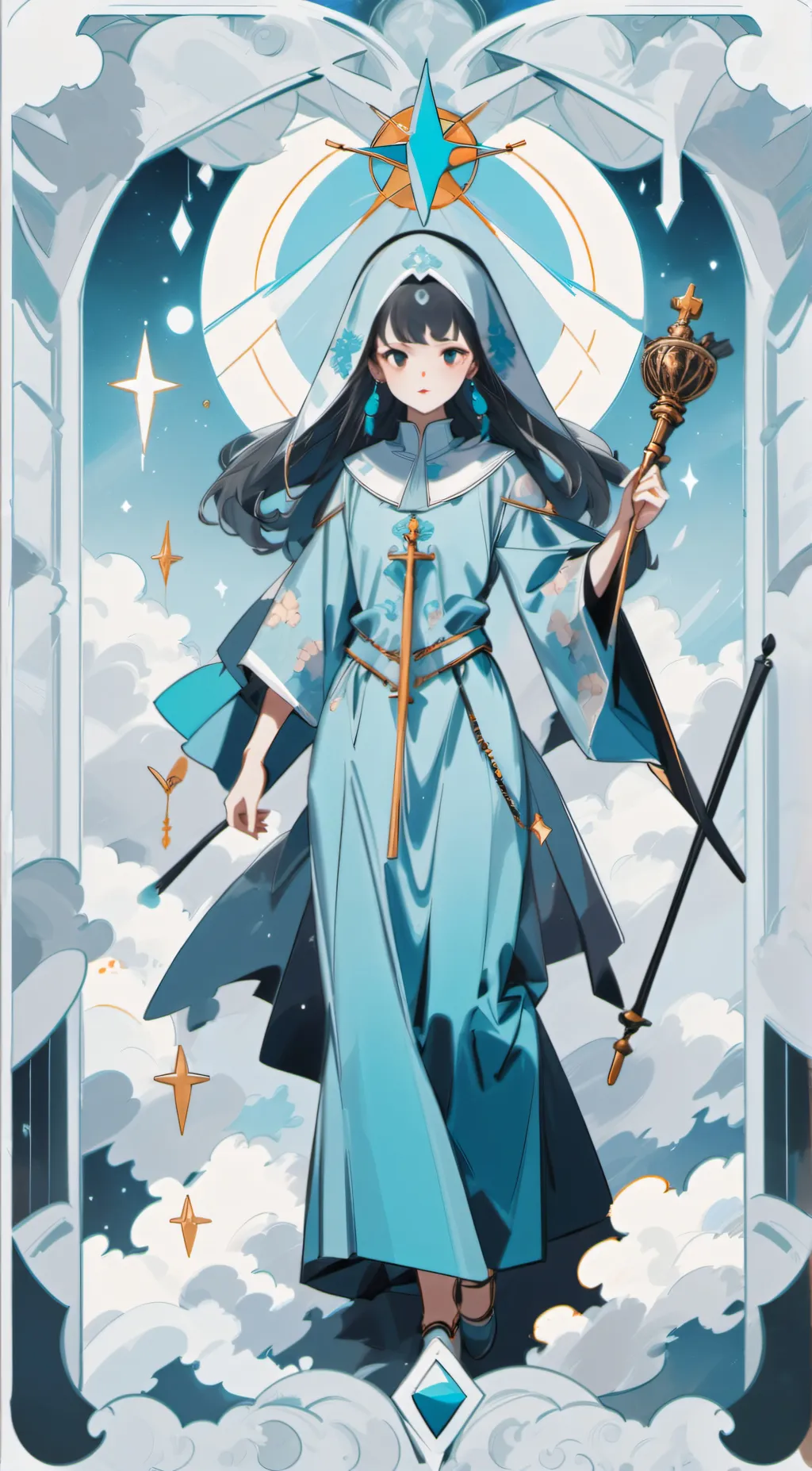 ai character: Moonlight  background