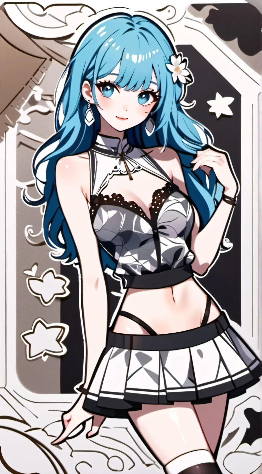 ai character: Ashley background