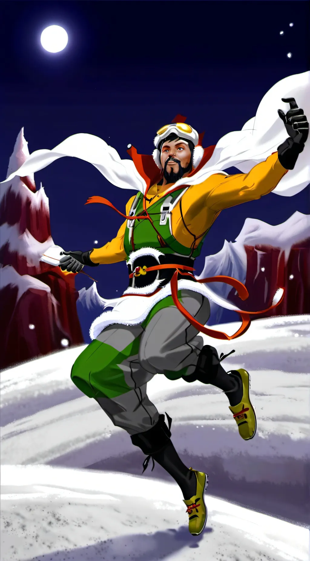 ai character: Esmeralda  background