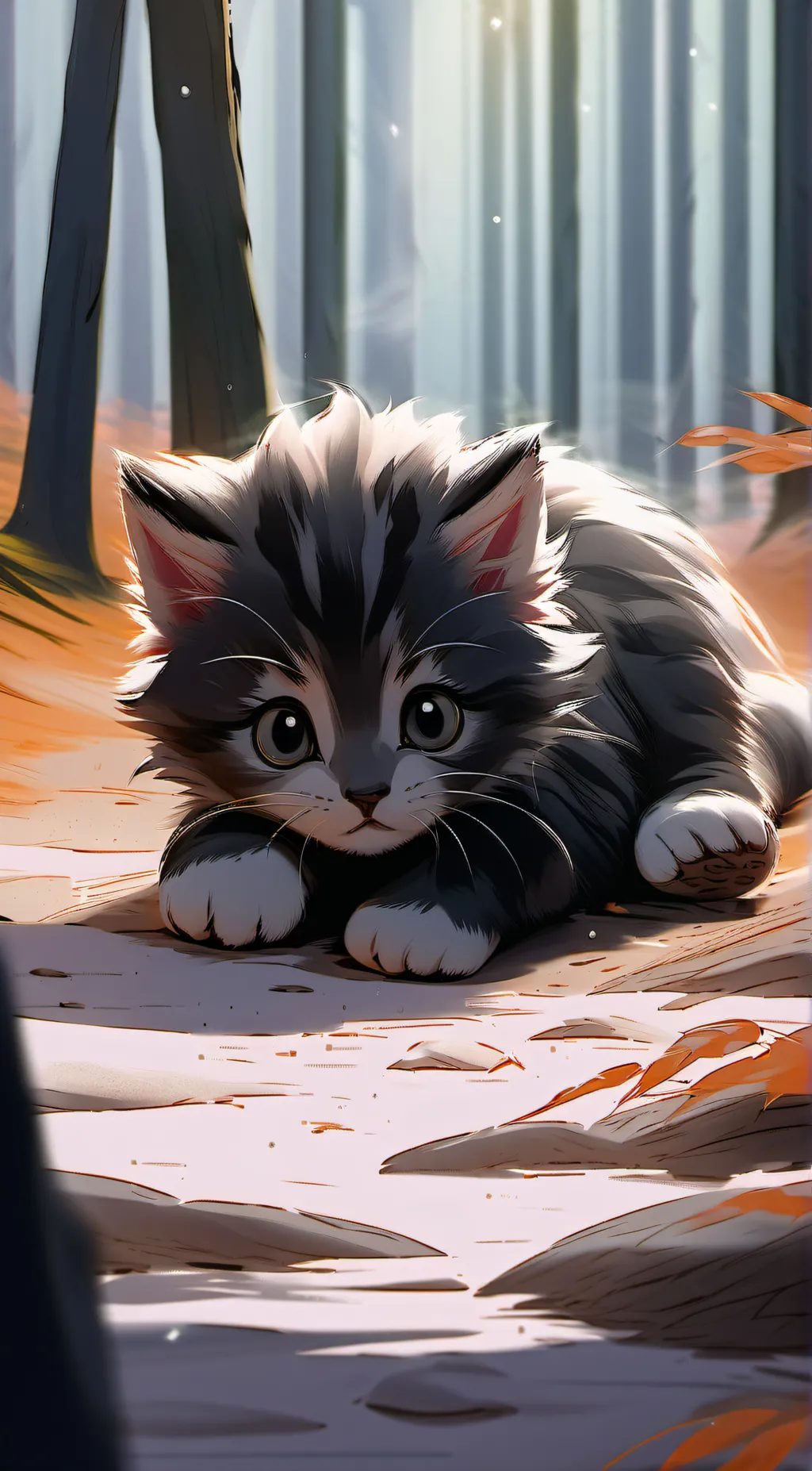 ai character: fluff background