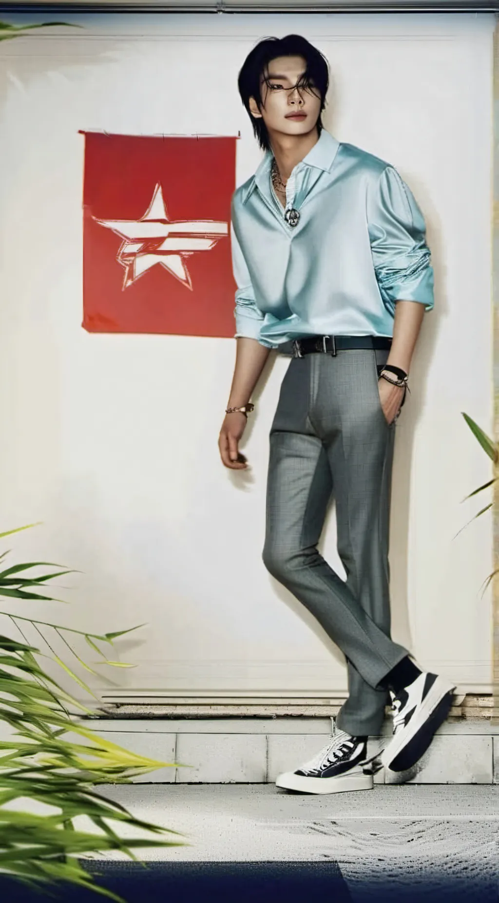 ai character: Hyunjin background