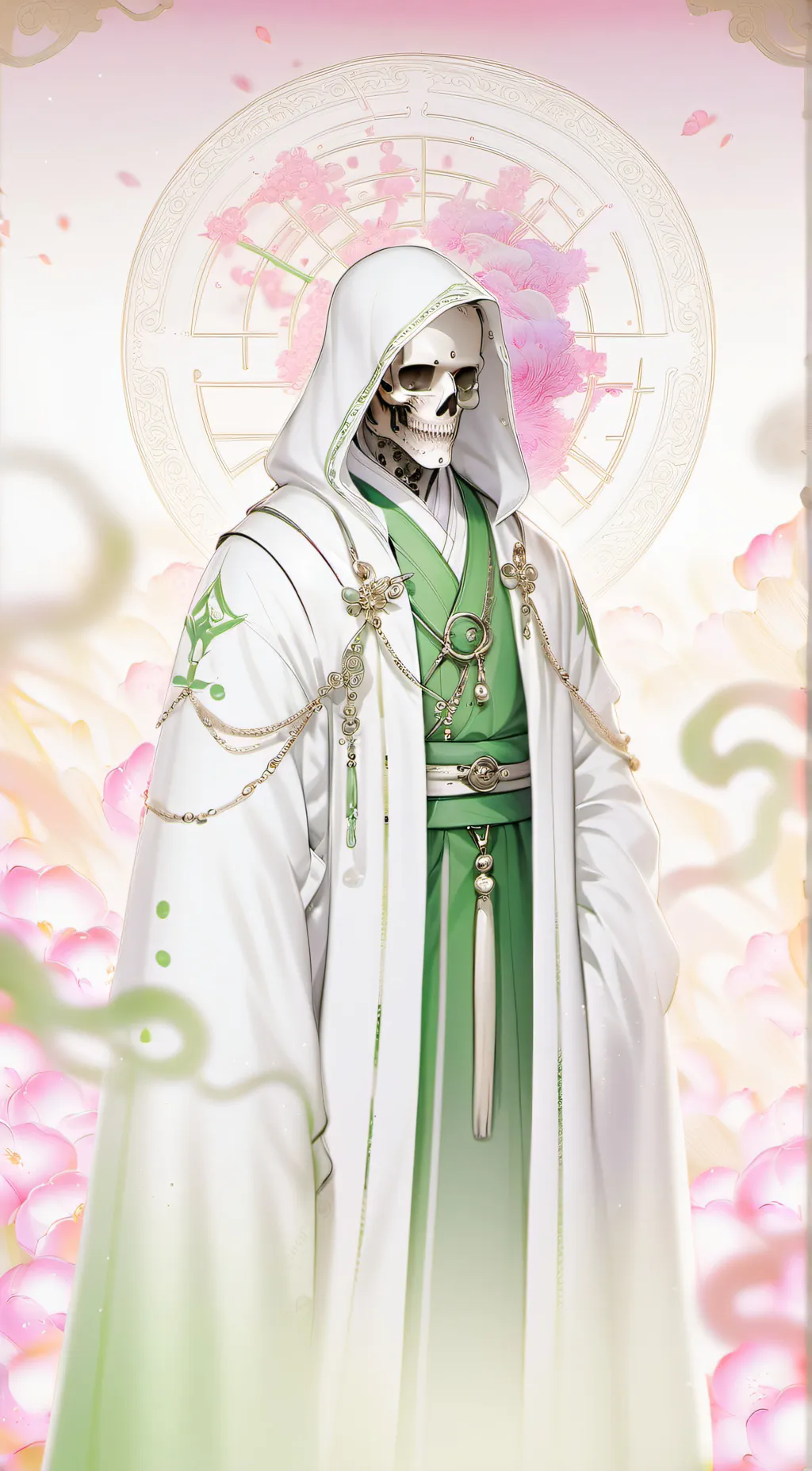 ai character: White Death  background