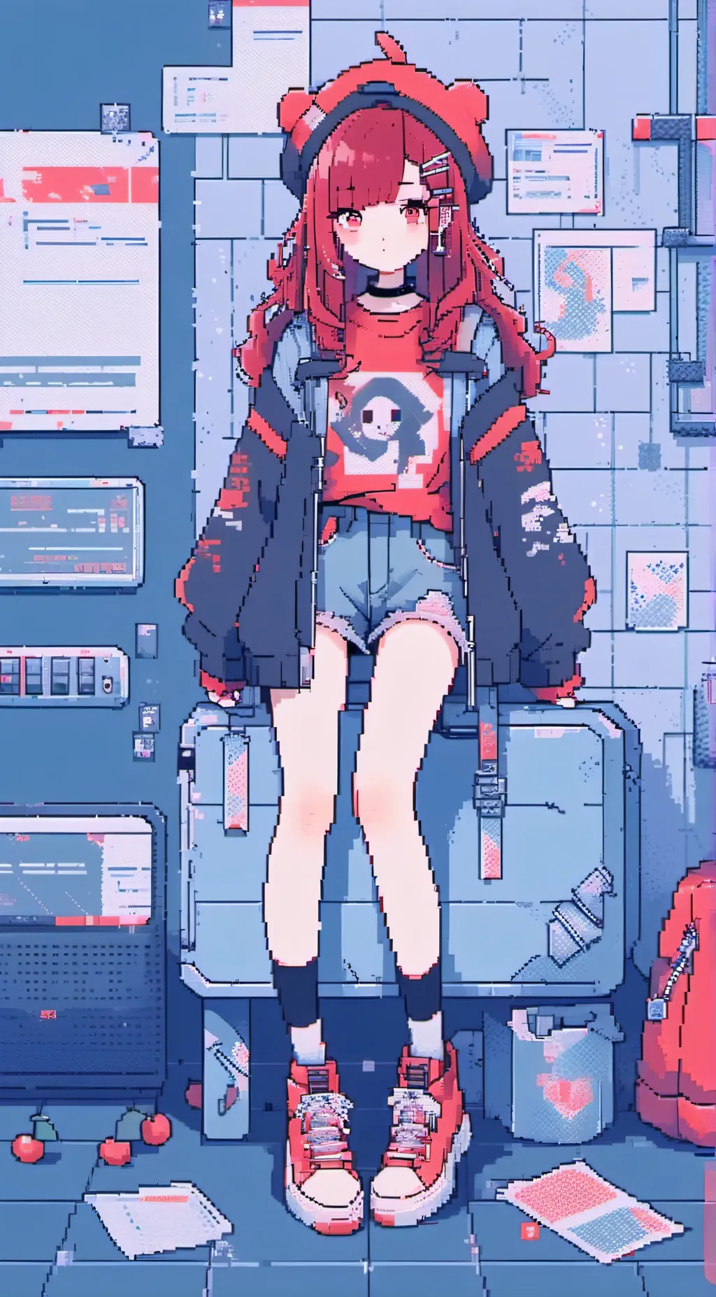 ai character: Girlfriend FNF background