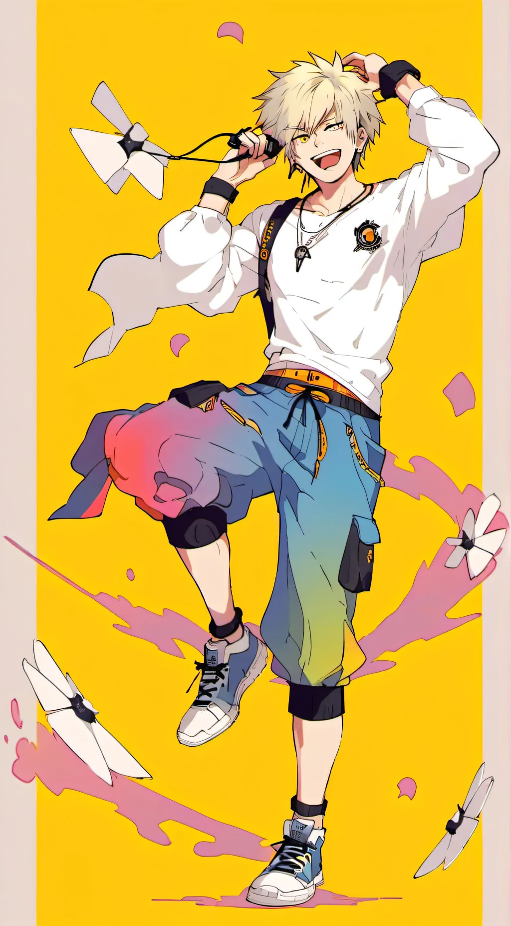 ai character: bakugo background