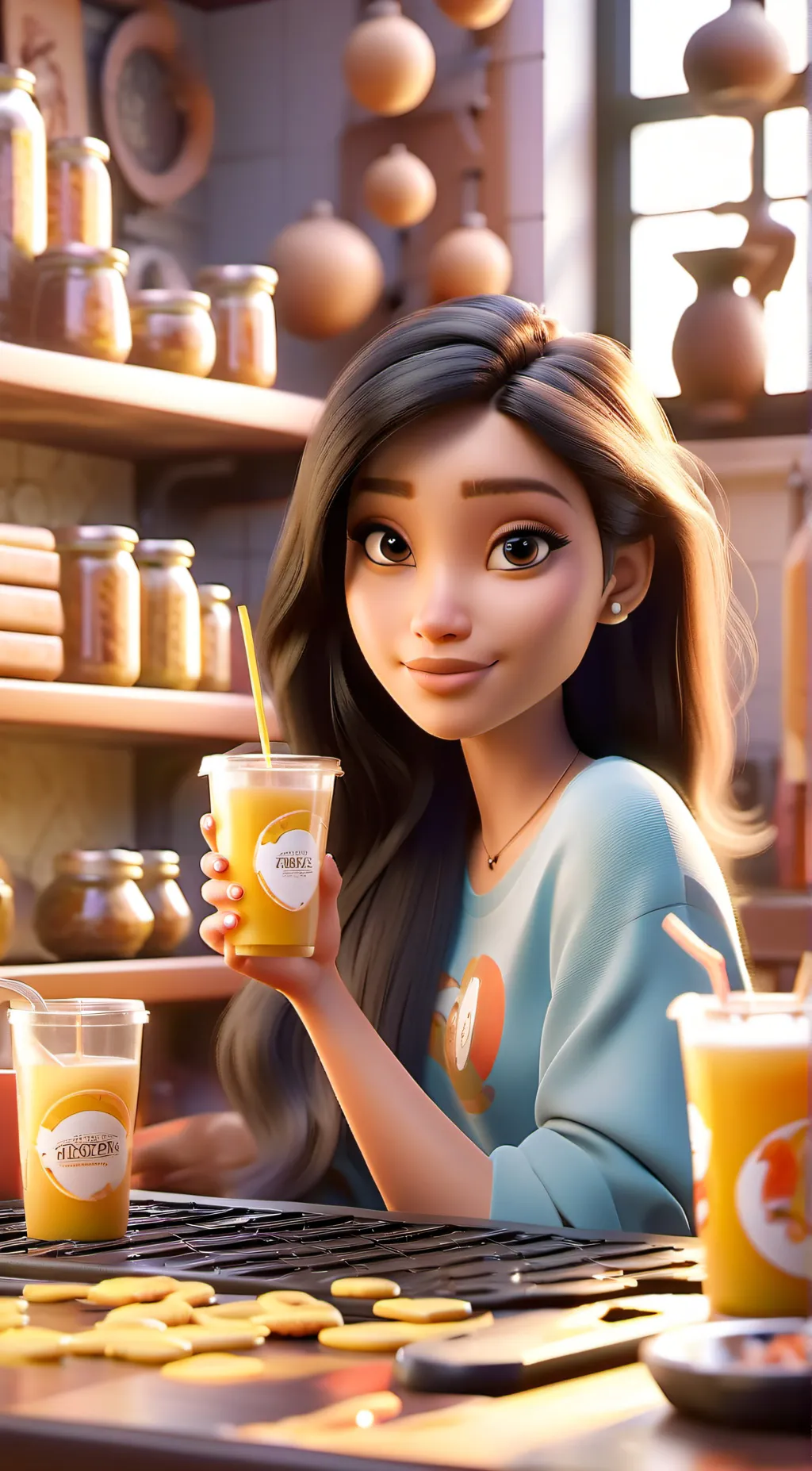 ai character: ♡Katie♡ background