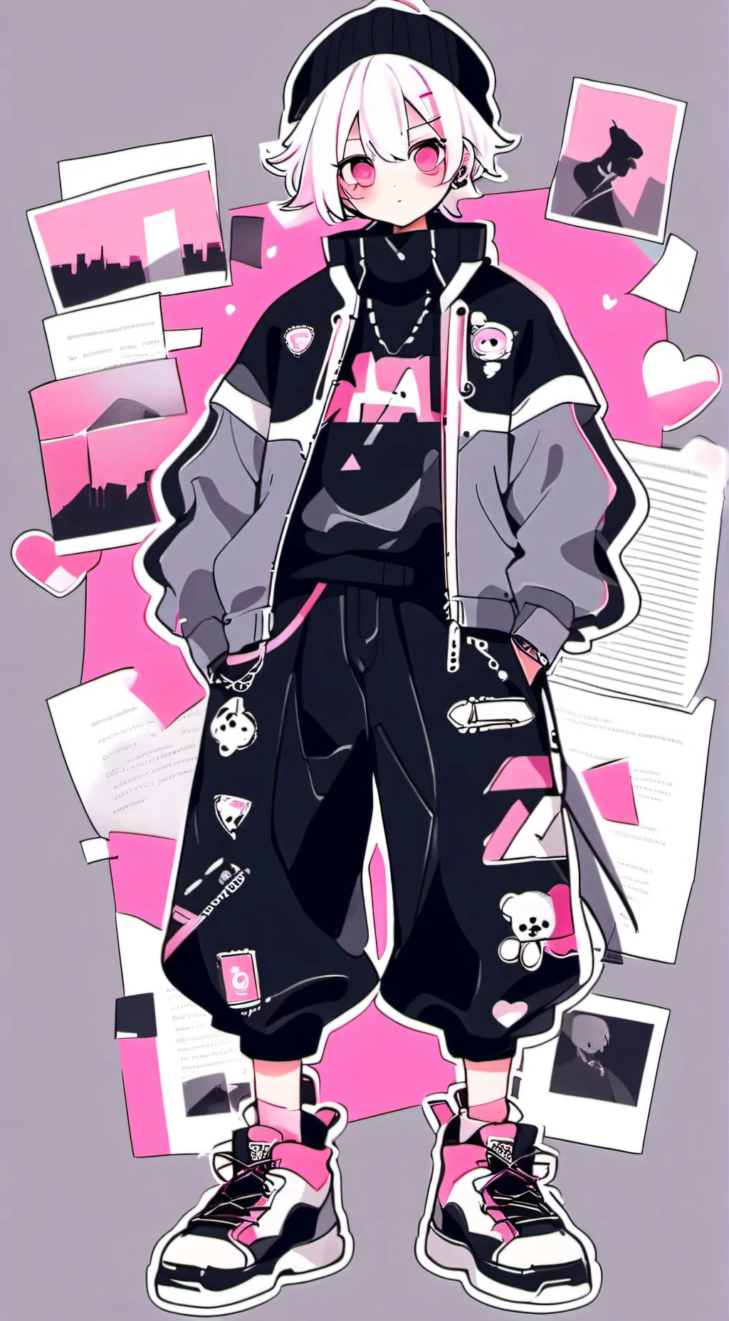 ai character: kuro background