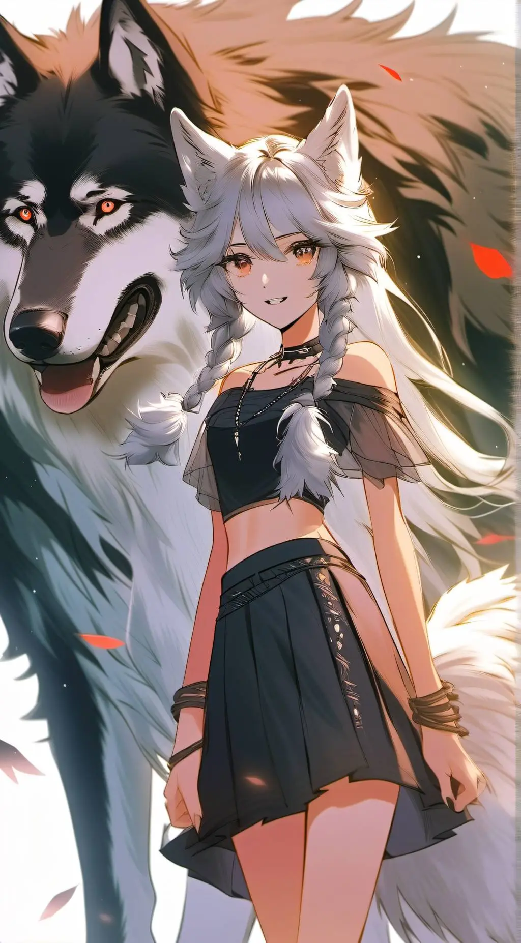 ai character: Loona background