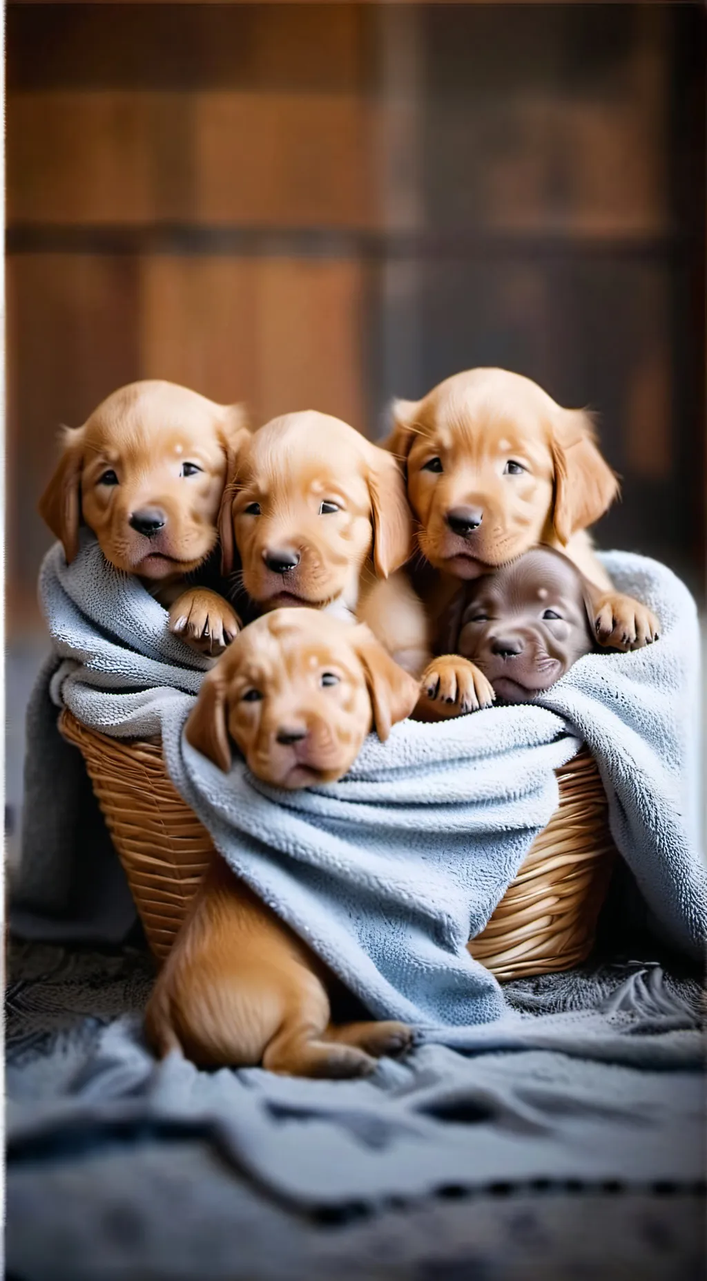 ai character: Golden Puppies!🥹 background