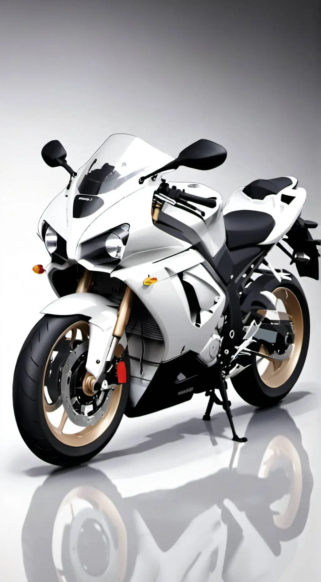 ai character: Sports motorcycle background