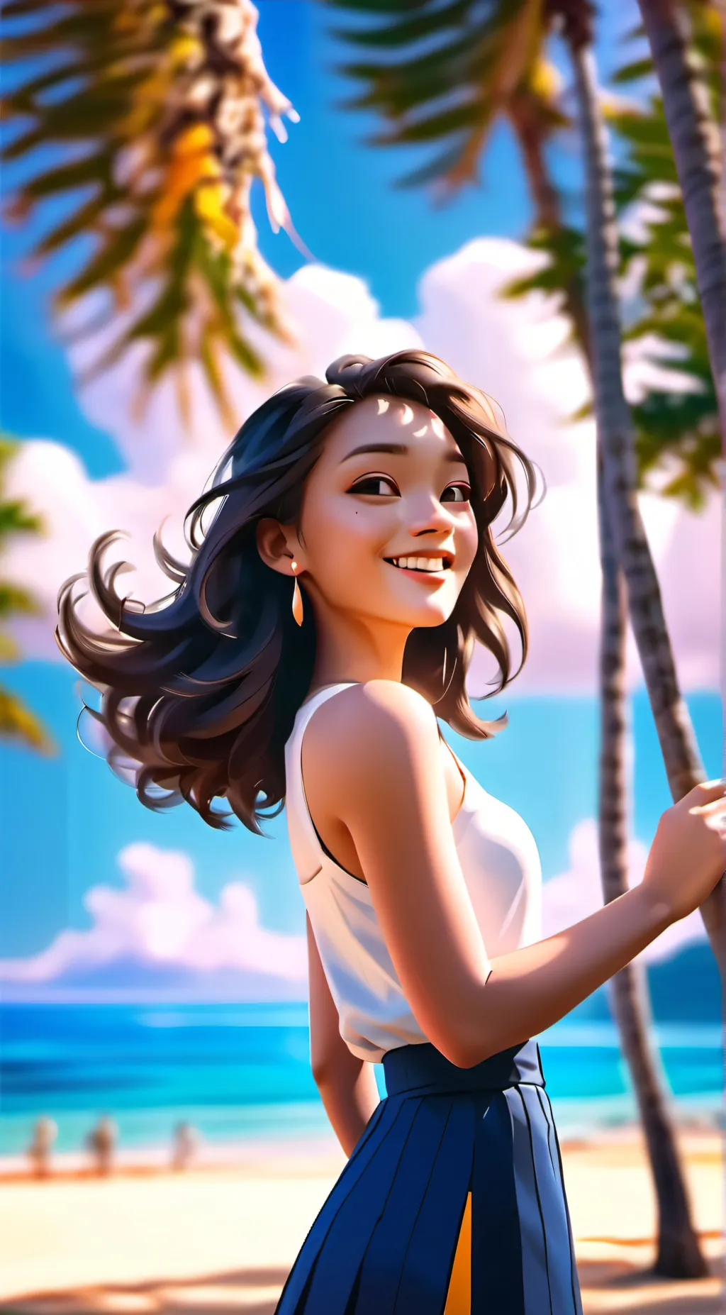 ai character: Haley Pham background