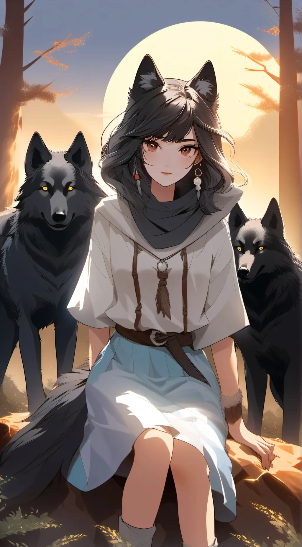 ai character: Tina background