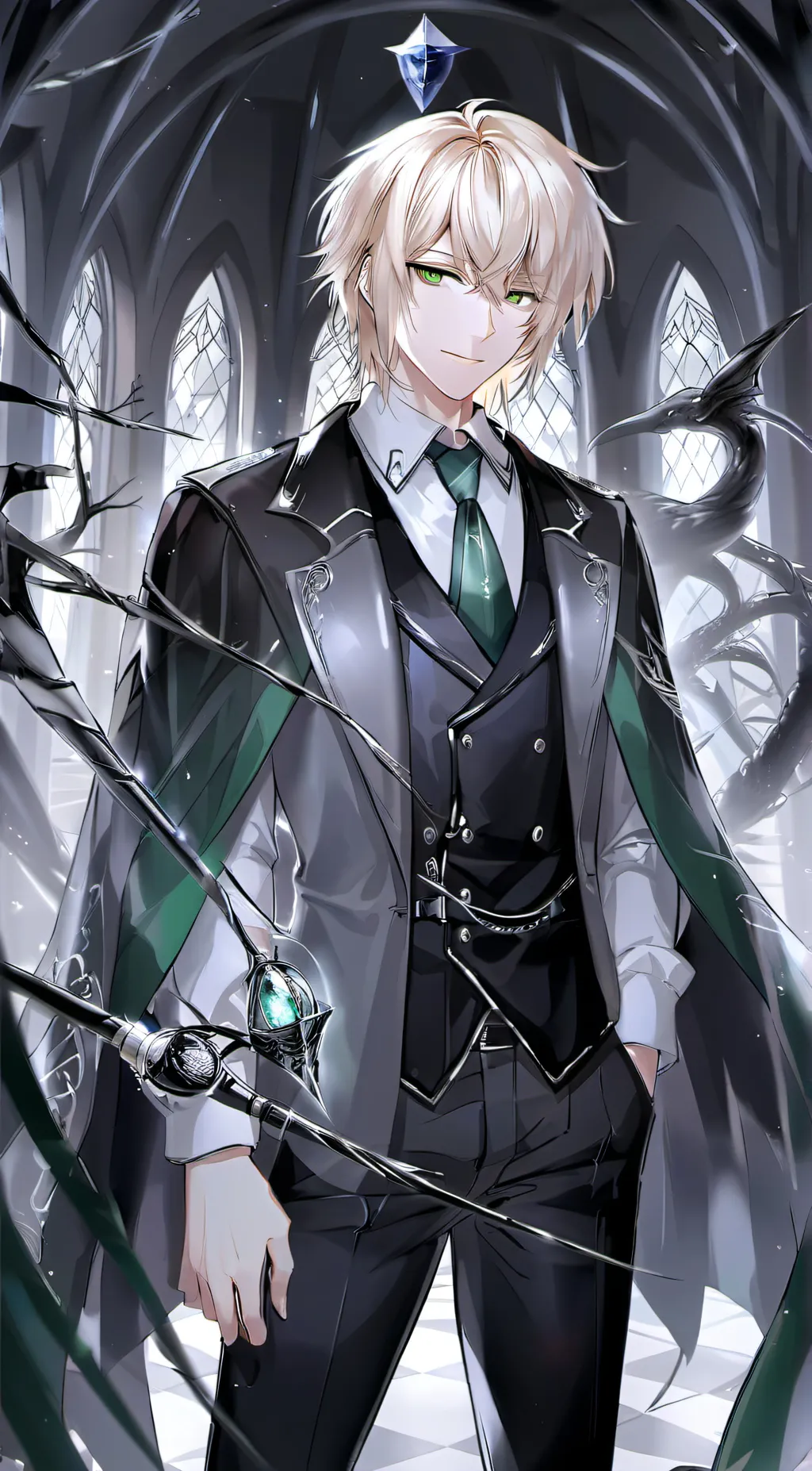 ai character: Draco malfoy background