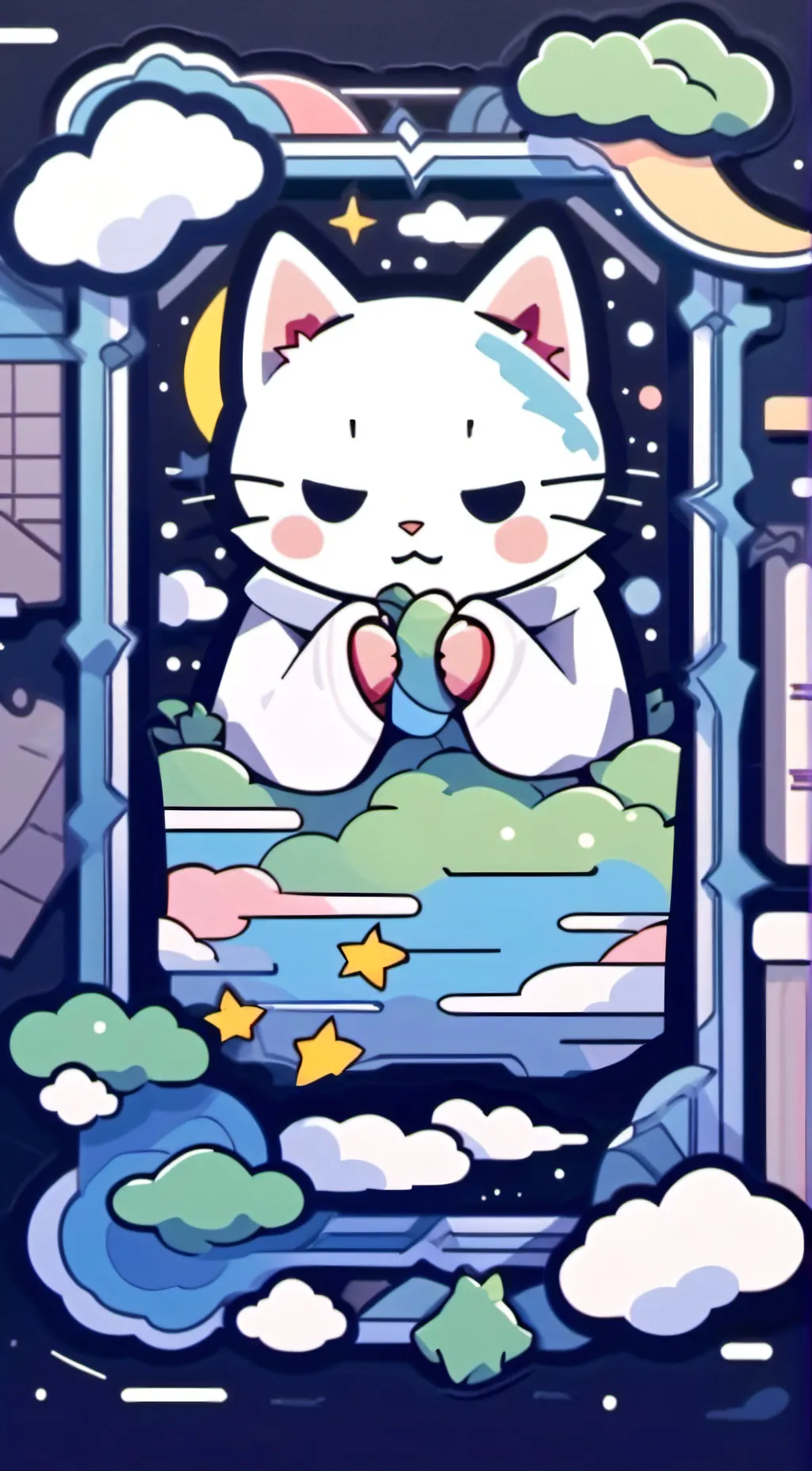 ai character: Catnap background