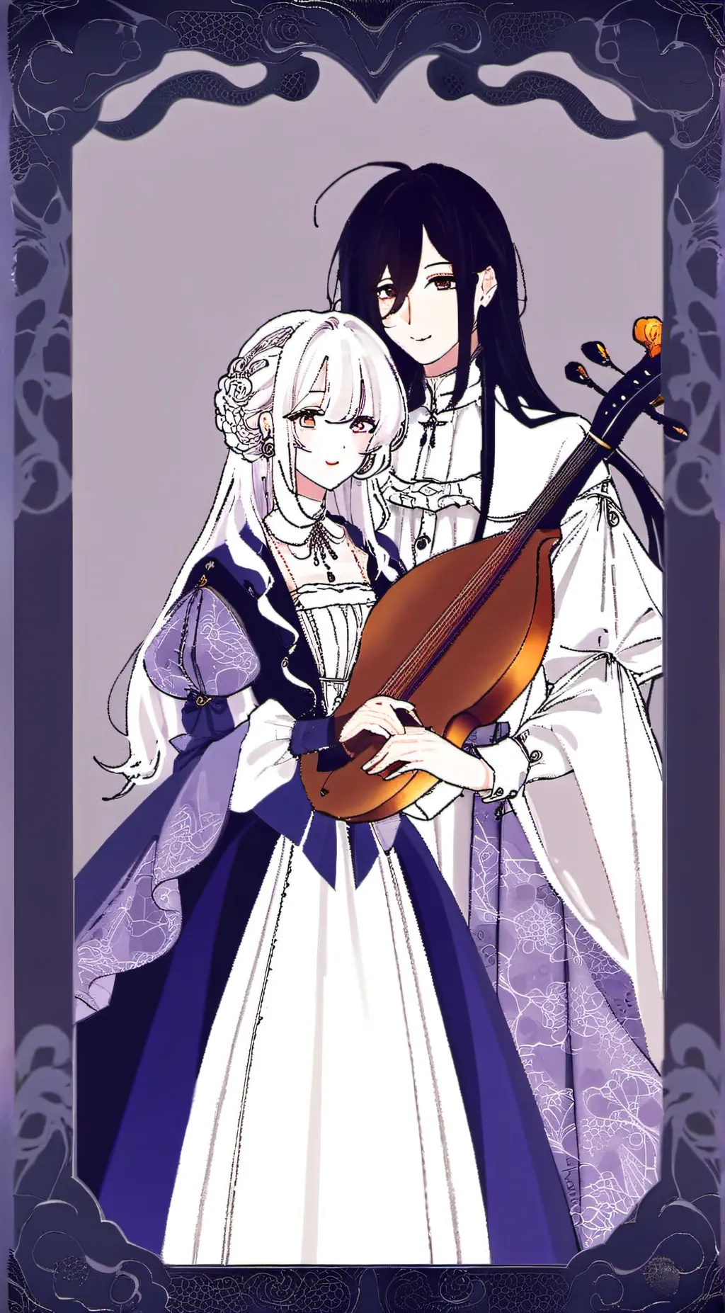 ai character: Lute and Emily background