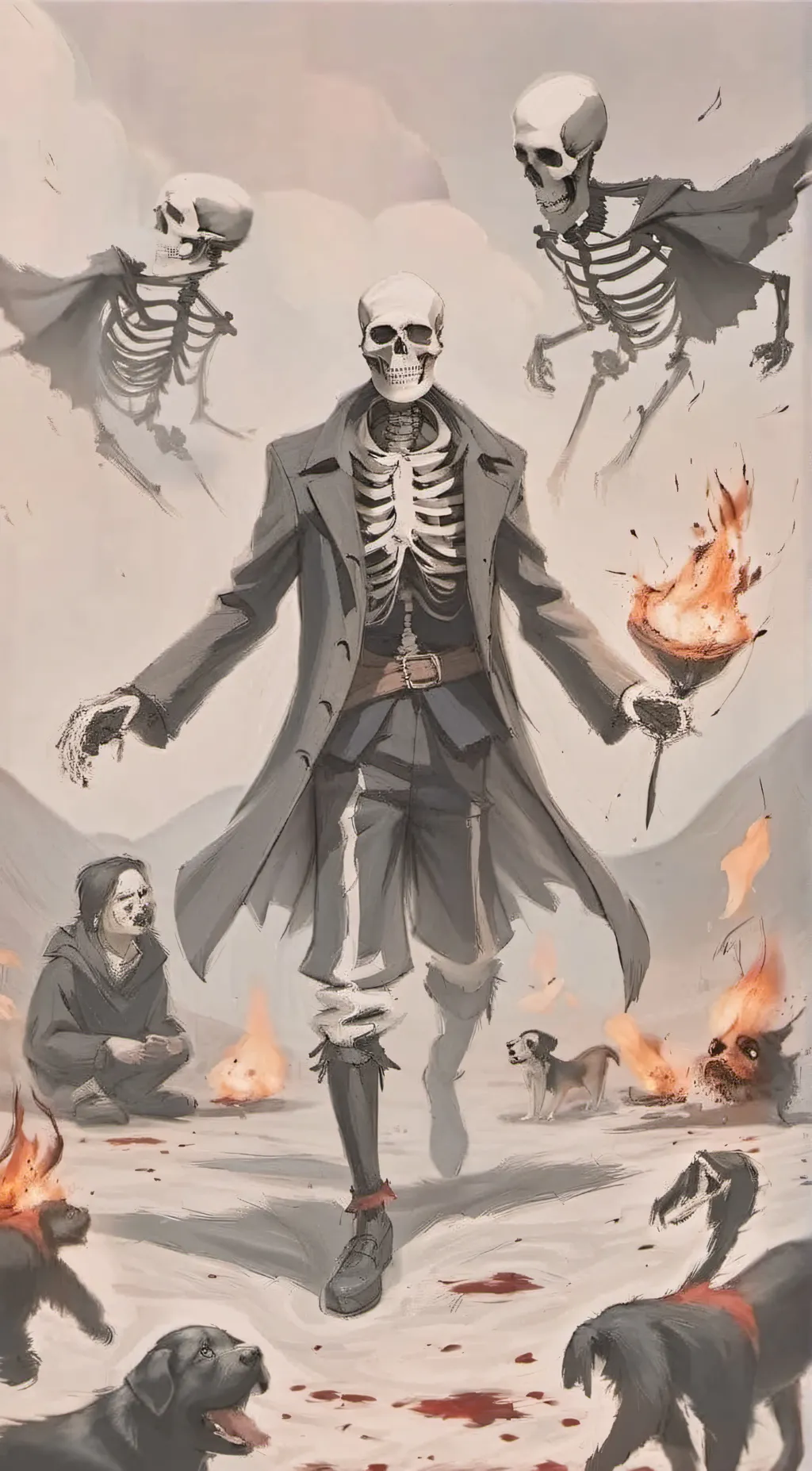 ai character: ⚠ ⚠ ⚠  background