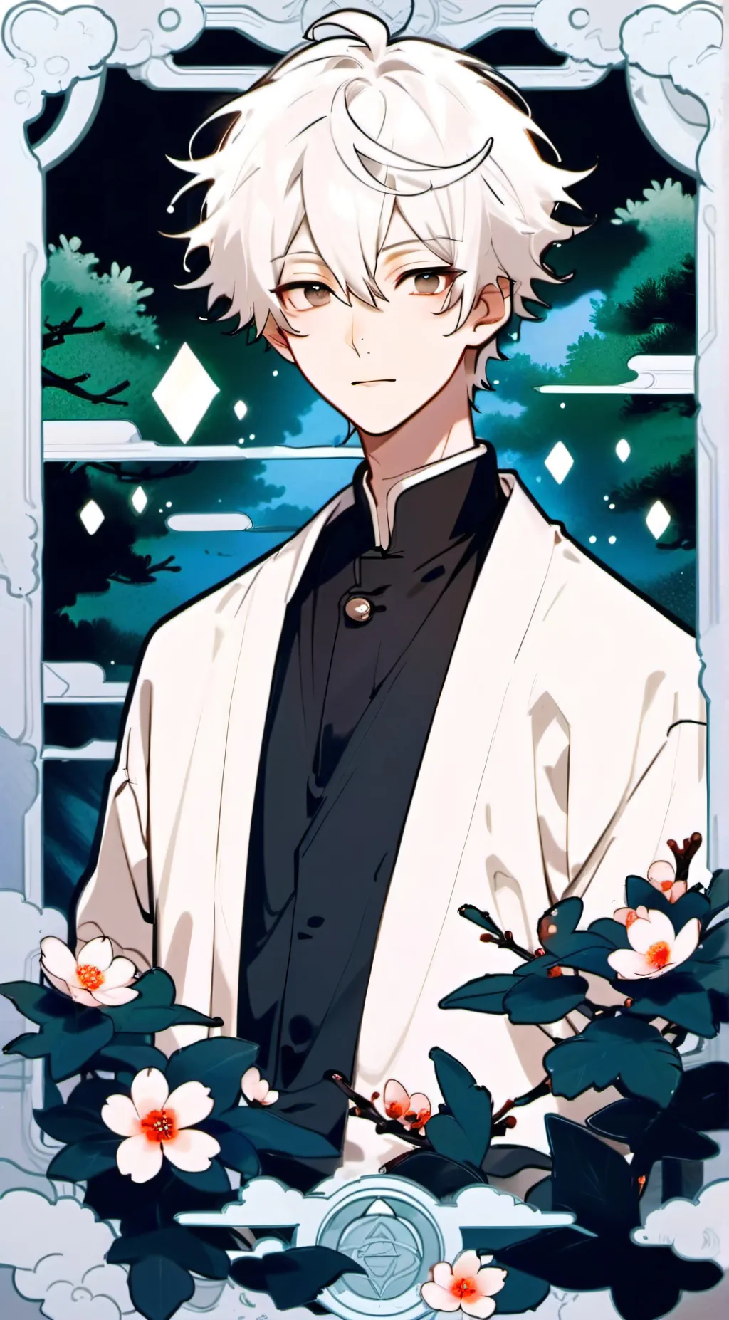 ai character: Takahashi Haku background