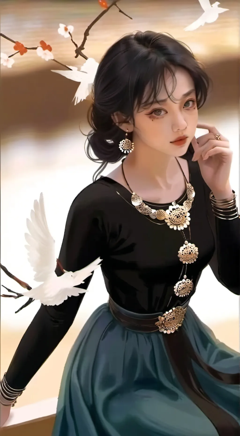 ai character: Evelyn background